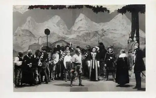 Theater Hermannstadt Sibiu fotograf V. Hermann Dutch theatre in Romania Schiller "Wilhelm Tell"
