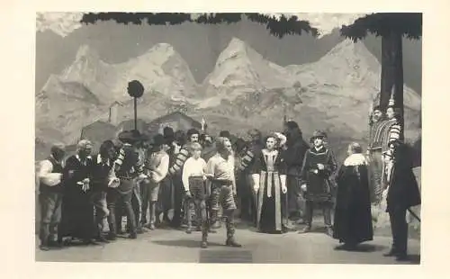 Teatru Hermannstadt Sibiu fotograf V. Hermann Dutch theatre in Romania Schiller "Wilhelm Tell"