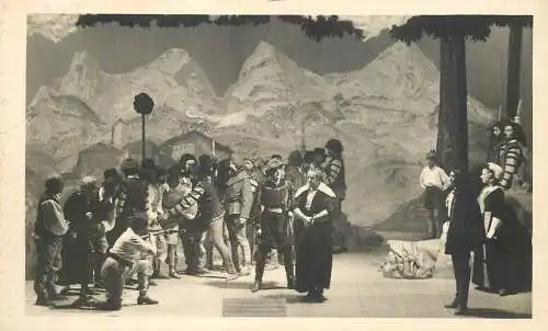 Theater Hermannstadt Sibiu fotograf V. Hermann Dutch theatre in Romania Schiller "Wilhelm Tell"
