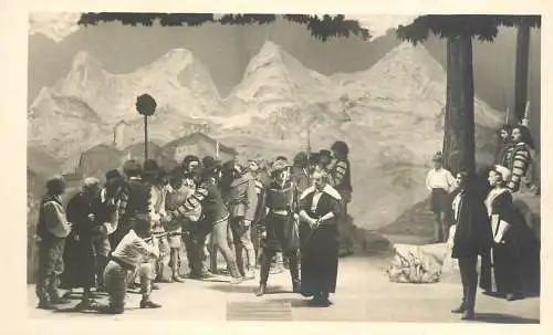 Teatru Hermannstadt Sibiu fotograf V. Hermann Dutch theatre in Romania Schiller "Wilhelm Tell"