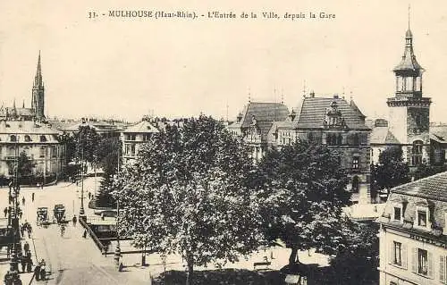 France postcard Haut Rhin Mulhouse