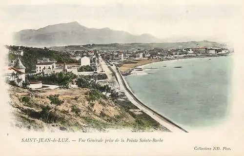 France postcard Saint Jean de Luz Pointe Sainte Barbe