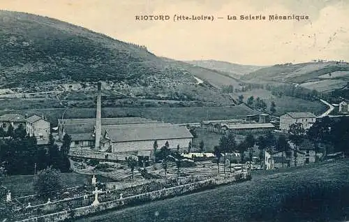 France postcard Haute Loire Riotord