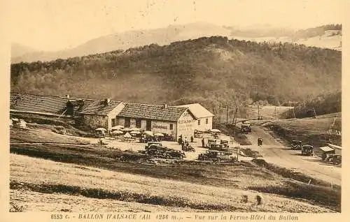 France postcard Ballon d'Alsace Ferme Hotel du Ballon