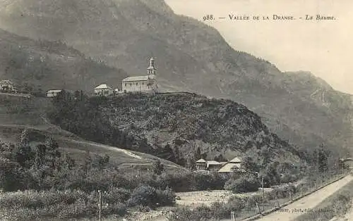 France postcard Vallee de la Dranse la Baume