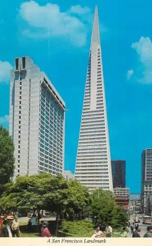 USA San Francisco CA Portsmouth Square Trans America's Pyramid