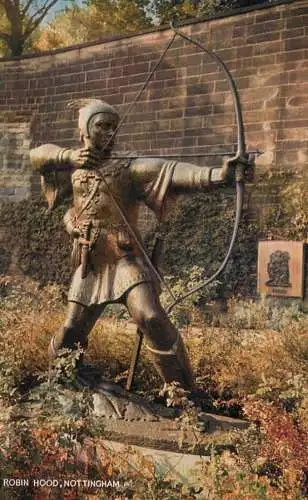 England Nottingham Robin Hood statue