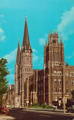 USA Milwaukee WI Wisconsin Ave Science Building Marquette University and Gesu Church