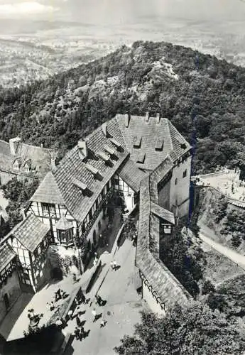 Germany Die Wartburg bird's eye view