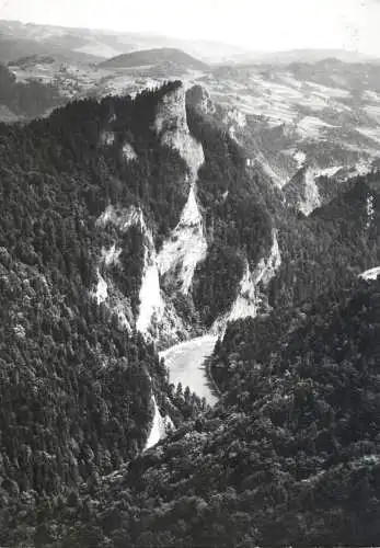 Poland Pieniny View from Góra Zamkowa to Sokolice panorama