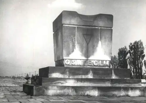 Poland Auschwitz-Birkenau Monument near death camp