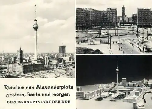 Germany Berlin Alexanderplatz multi view