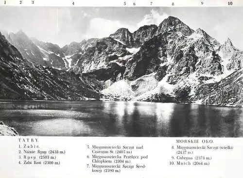 Poland Tatry Morskie Oko picturesque natural landscape
