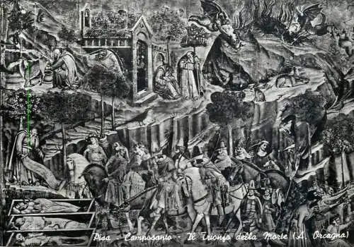 Italy Pisa Camposanto Il Trionfo della Morte (A. Orcagna)