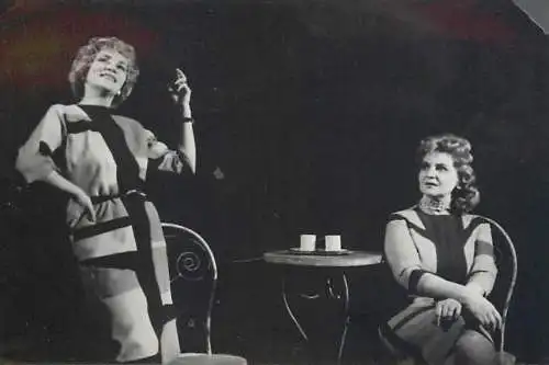 Photo format 6 x 9 cm Romania actresses teatru Cluj