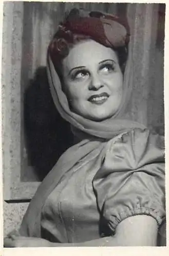 Photo format 6 x 9 cm Romania actrita Viorica Iuga teatru fotofilm Cluj