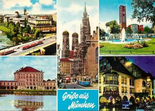Germany Munchen Gruss aus several views