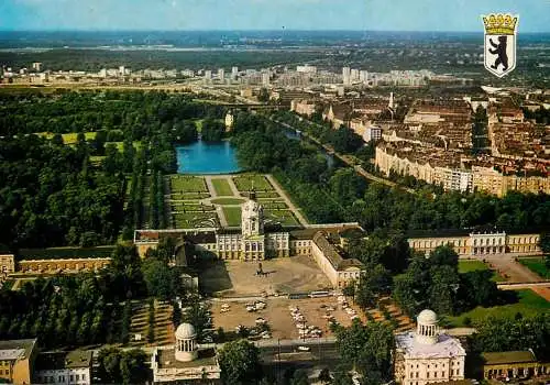 Germany Berlin Charlottenburger Schloss aerial view
