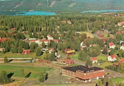 Sweden Insjon Dalarna aerial view