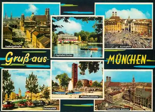 Germany Gruss aus Munchen different aspects