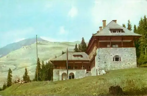 Romania Muntii Bucegi Cabana "Pestera"