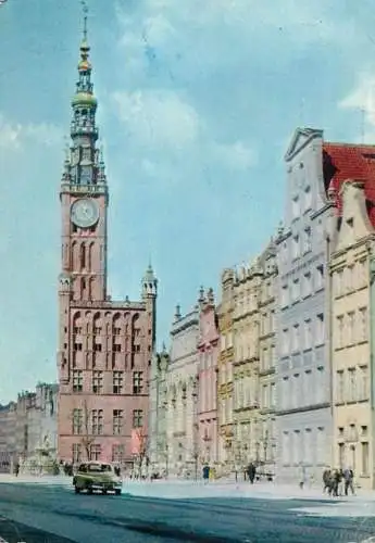 Poland Gdansk Town Hall gothic architecture style