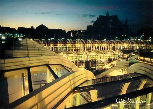 France Paris Forum des Halles vue de nuit