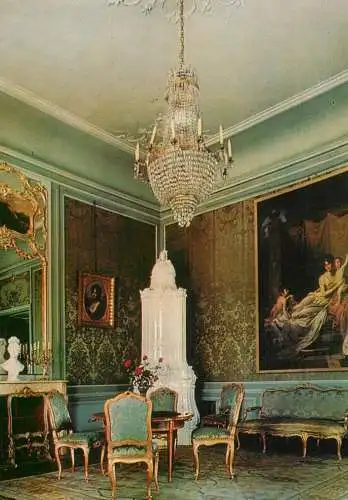 Poland Lancut museum castle interior view