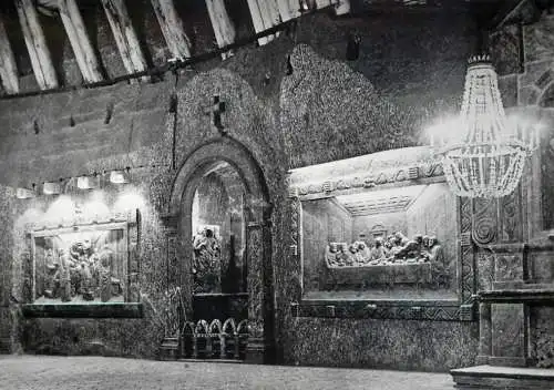 Poland Wieliczka Chapel detail view