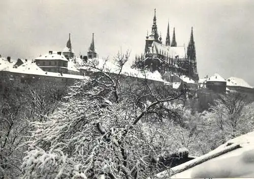 Czech Republic Prague castle winter scenery Jan Novotny photo