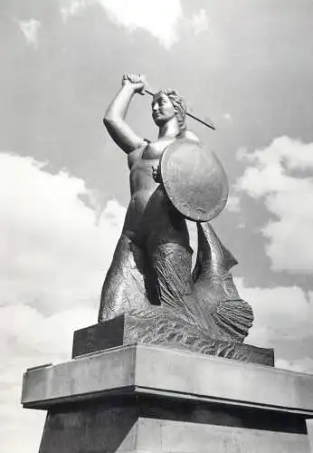 Poland Warsaw Mermaid's statue