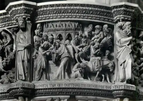 Italy Pisa Duomo Il Pulpito (G. Pisano) - Particolare