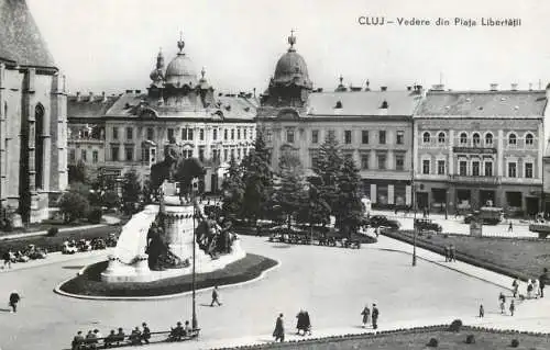 Romania Cluj-Napoca vedere din Piata Libertatii