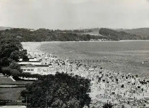 Poland Sopot beach view littoral types and scenes
