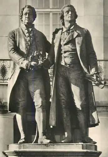 Germany Weimar Goethe und Schiller Denkmal