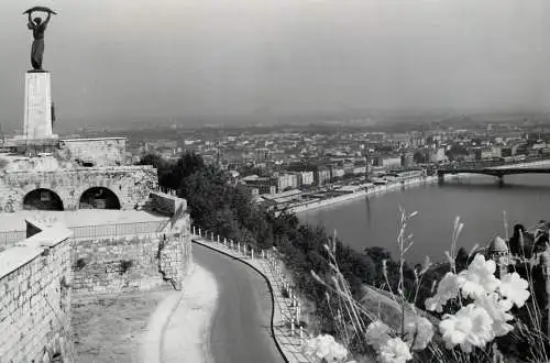 Hungary Budapest view with the citadel