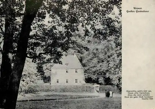 Germany Weimar Goethe's Gartenhaus