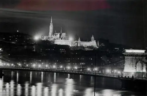 Hungary Budapest night cityscape
