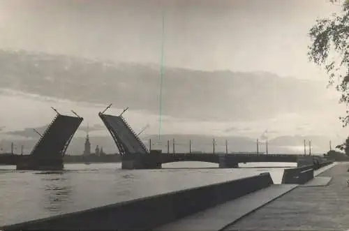 Russia St Petersburg Palace Bridge
