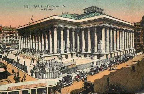 France Paris la Bourse the exchange 1923