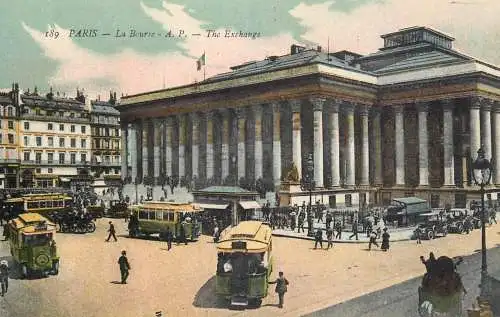 France Paris la Bourse bus