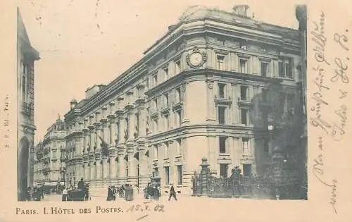 France Paris l'Hotel des postes 1902