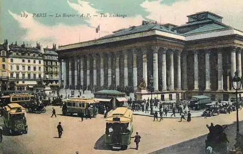 France Paris la Bourse bus