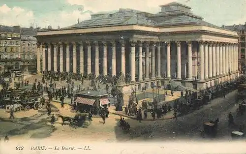 France Paris la Bourse 1918