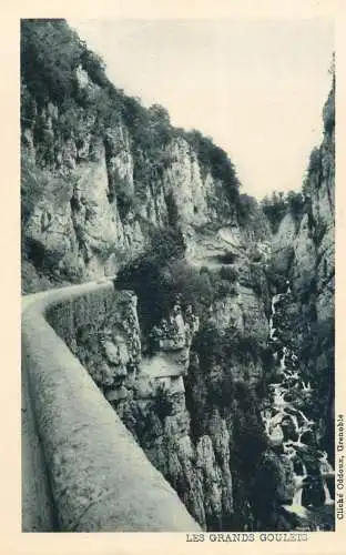 France postcard Grenoble cliche Oddoux les Grands Goulets
