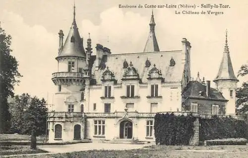 France postcard Nievre Cosne-sur-Loire Suilly la Tour le chateau de Vergers