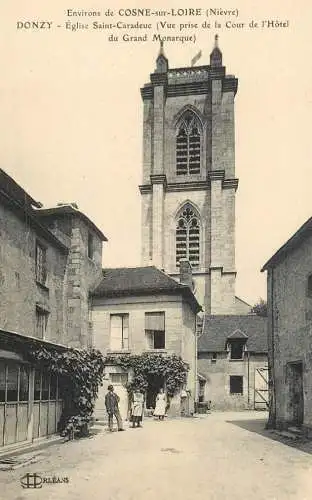 France postcard Nievre Cosne-sur-Loire Donzy eglise Saint Caradeuc