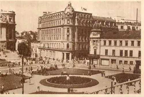 Postcard Romania Bucuresti vedere din centru