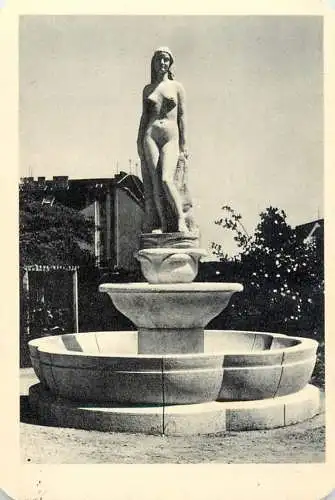 Hungarian fine art general knowledge trade card 8 x 11 cm Budapest statue of Aphrodite Judit