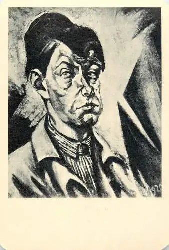 Hungarian fine art general knowledge trade card 8 x 11 cm man portrait etch 1939